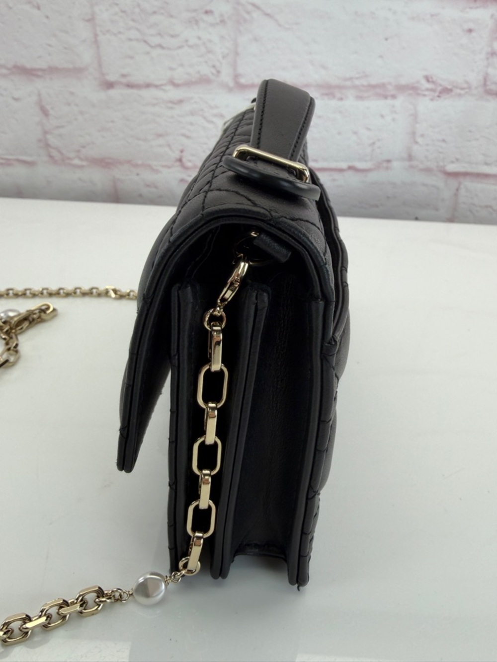 Dior My Dior Mini Black Quilted Cannage Lambskin Shoulder Bag - Picture 6 of 16